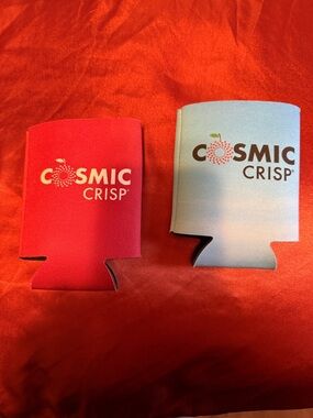 Cosmic Crisp Can Coolers - Red & Light Blue
